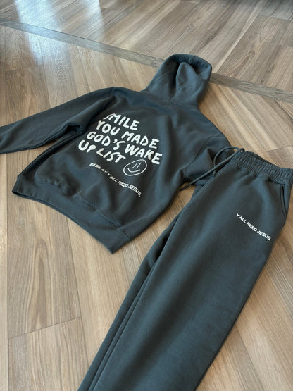 "Y'ALL NEED JESUS" Sweatpants | Space Gray - Yall Need Jesus Co.